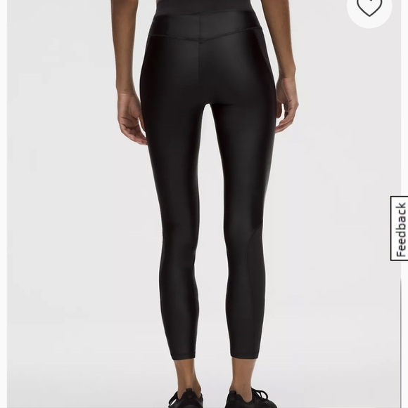 Lululemon Satin Wordmark High Rise Leggings - Picture 3 of 13